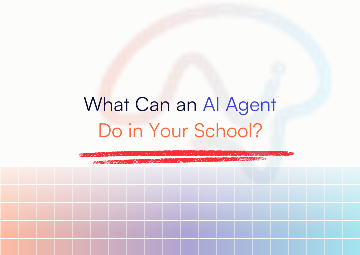 TopSchool cover reading: What Can an AI Agent Do in Your School?