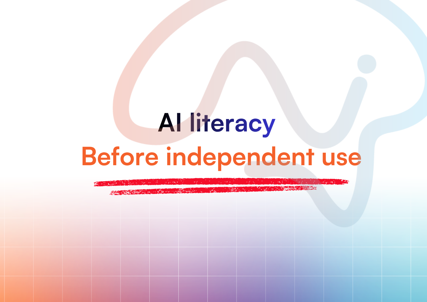 TopSchool cover reading AI literacy: Before independent use