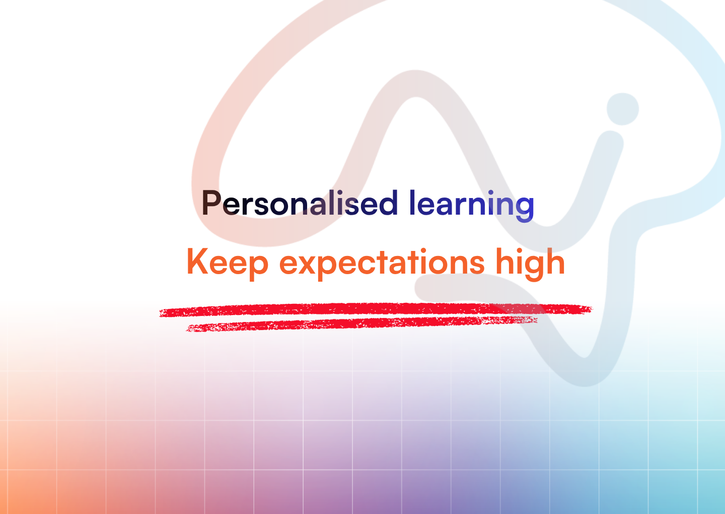TopSchool cover reading: Personalised learning. Keep expectations high.