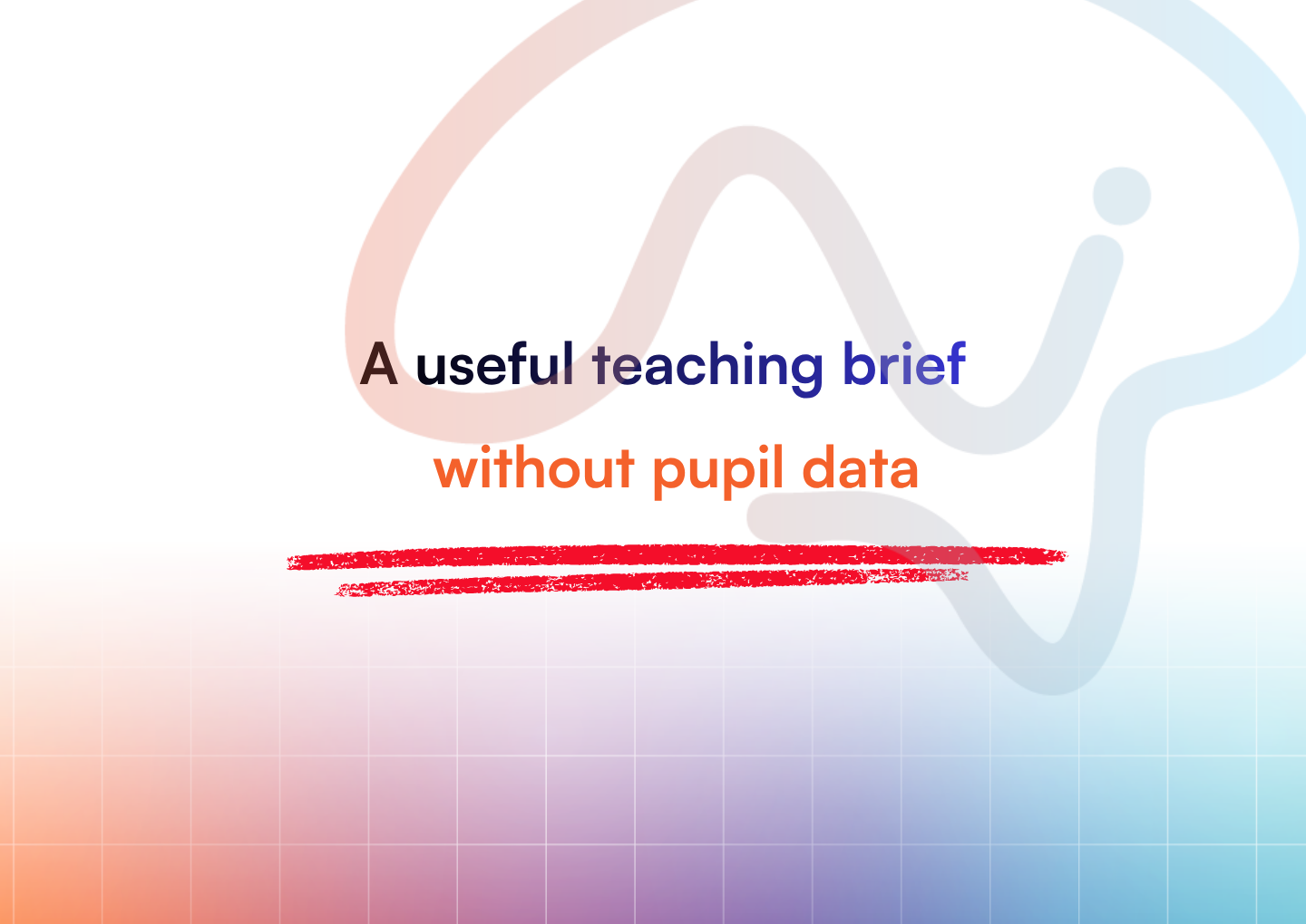 TopSchool cover reading A useful teaching brief without pupil data