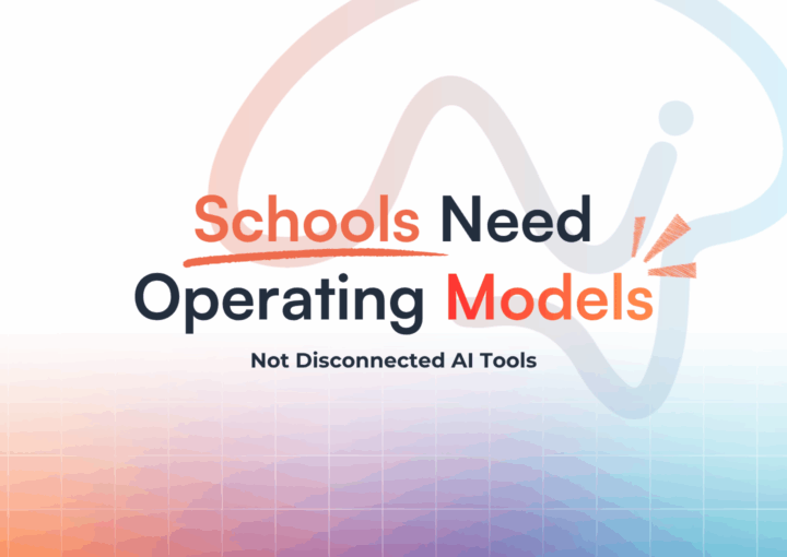 School leaders reviewing AI infrastructure for connected school-wide adoption