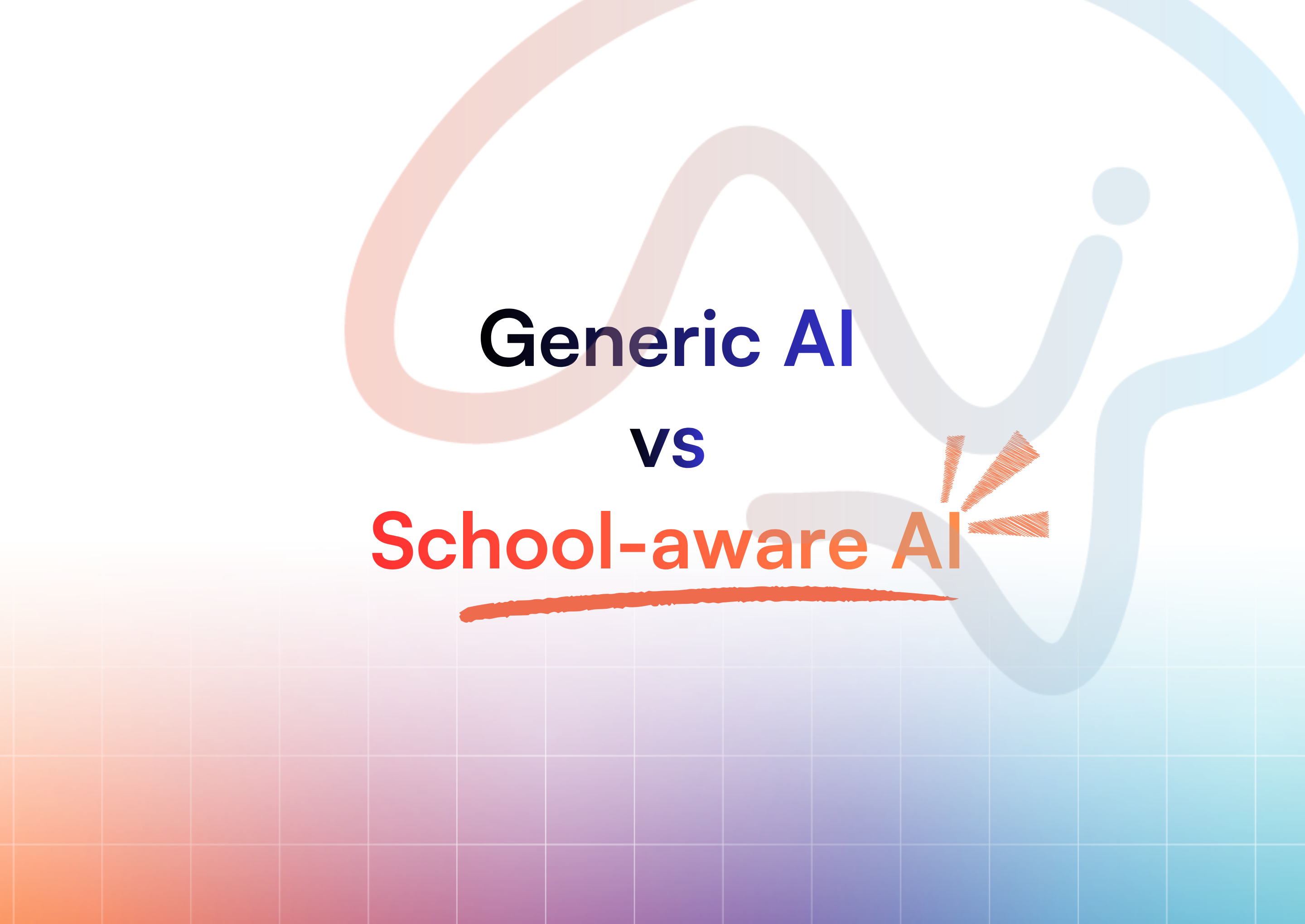 Generic AI vs School-aware AI